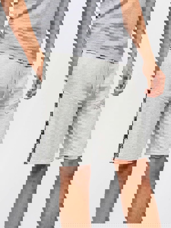 Crosshatch Apollos Shorts Grey Marl