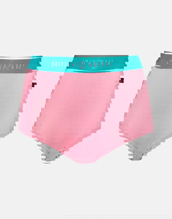 British Boxers Multipack 4 Pairs of Bamboo Hipster Boxer Briefs – Ice Cream Parlour