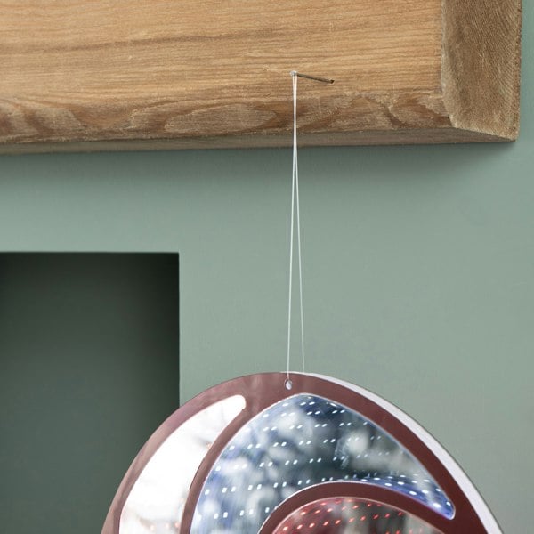 Samuel Alexander 60cm Light up Hanging Christmas Lollipop Infinity Light Decoration with Spinning Effect