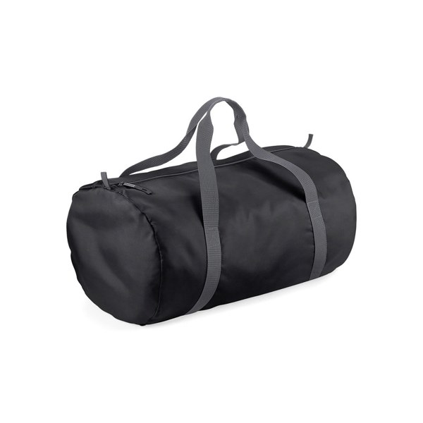 Bagbase Barrel Packaway Duffle Bag - Black