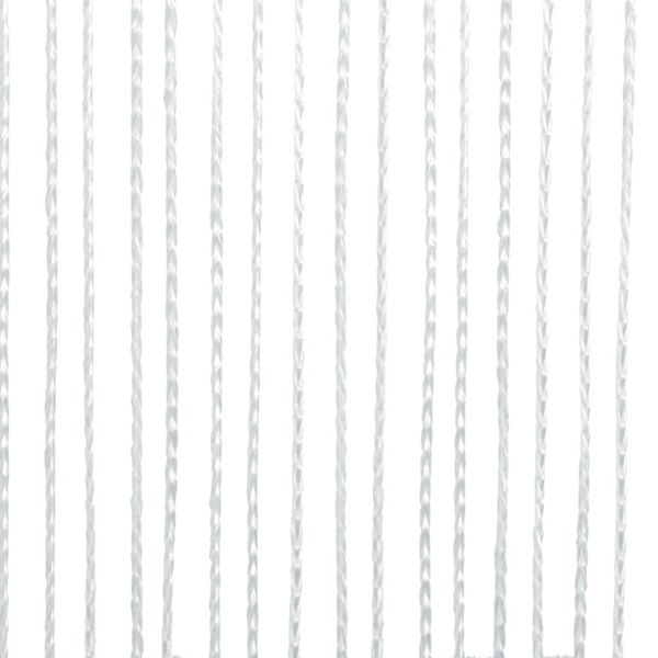 Berkfield String Curtains 2 pcs 140x250 cm White