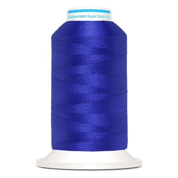 Gutermann Super Brite Polyester 40 Embroidery Thread 1000m Polyester Thread Suitable For Embroidery