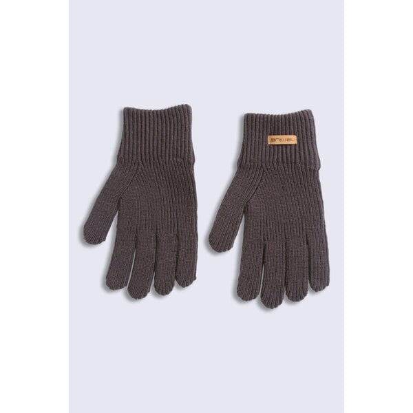 Animal Unisex Adult Rowan Knitted Gloves - Brown