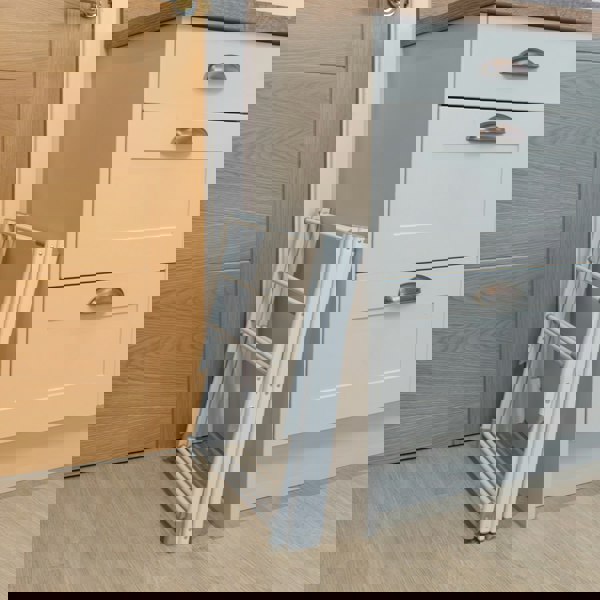 JVL Extendable 3 Tier Concertina Clothes Airer, White