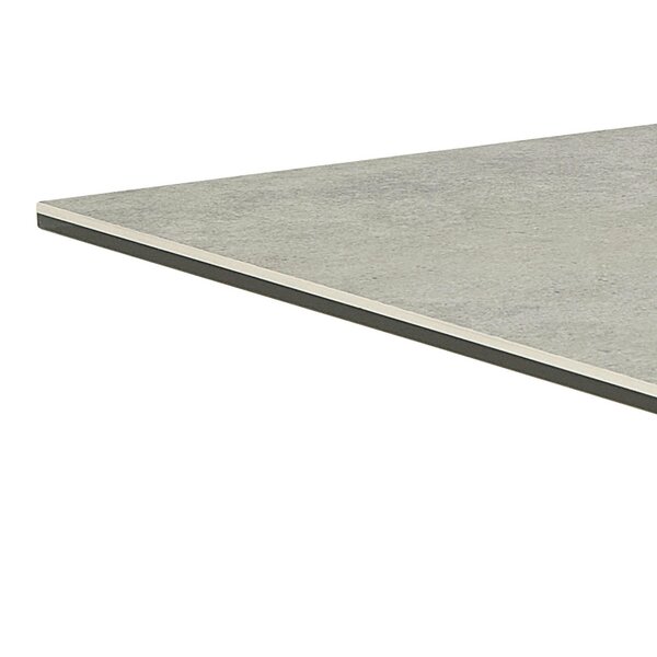 Wyld Haus Perth 135cm 4 Seater Grey Ceramic Dining Table Industrial Black Metal Legs