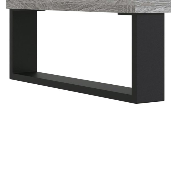 Berkfield Highboard Grey Sonoma 34.5x34x180 cm Engineered Wood