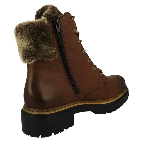 Rieker Ladies Rieker Fleece Lined Ankle Boots 72608