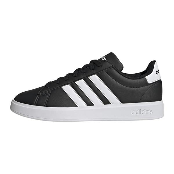 Adidas Mens Grand Court Base 2.0 Trainers - Black/White - 