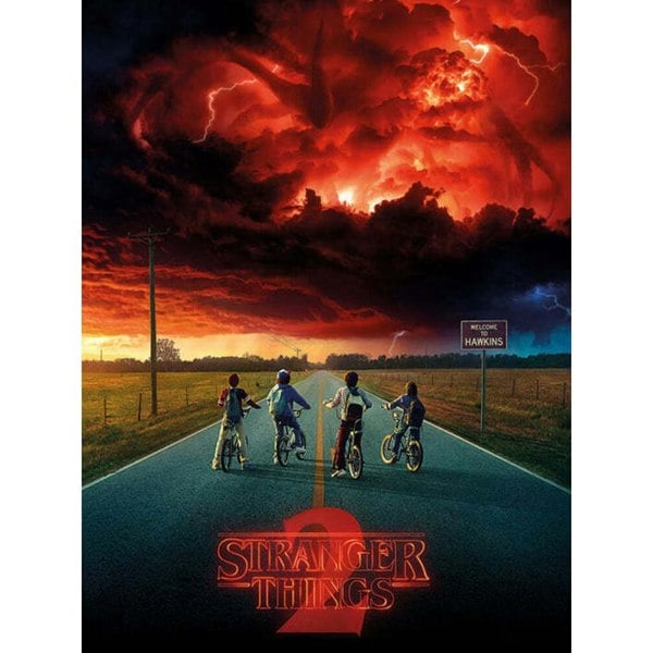 Stranger Things Mind Flayer Canvas Print - Multicoloured