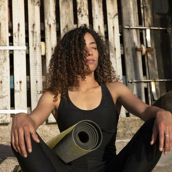 Kati Kaia Helios Yellow Artist Yoga Mat