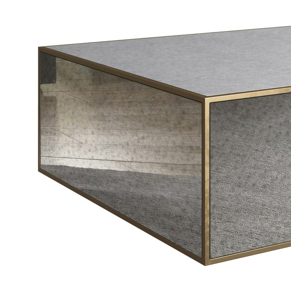 Furniture Edit Lana Mirrored Large Coffee Table