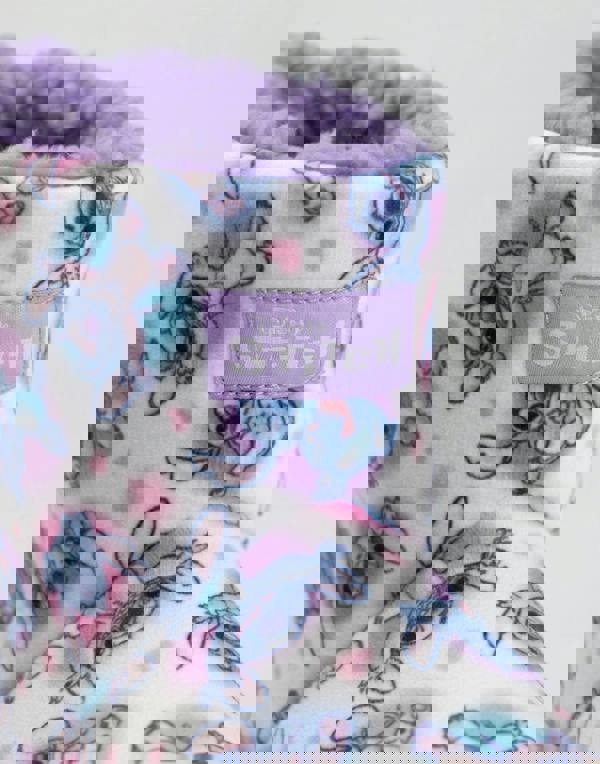 Lilo & Stitch Girls Multicoloured Character AOP Slipper Boots