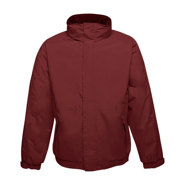 Regatta Mens Dover Waterproof Windproof Jacket - Burgundy/ Burgundy