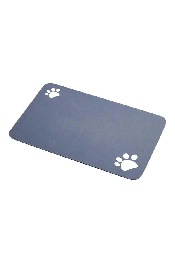 Living and Home Dark Grey Washable Diatom Mud Pet Mat With Nonslip Bottom