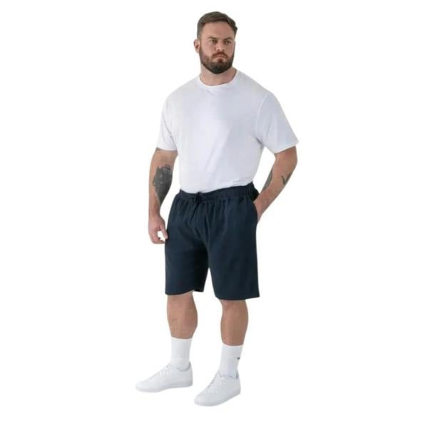 Duke Mens Mitchell 2 D555 Stretch Kingsize Shorts - Navy - 