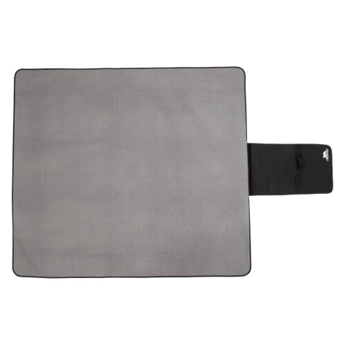 Trespass Throw Waterproof Checked Foldable Blanket - Storm Grey - One Size - Storm Grey - 80% Polyester/20% Acrylic