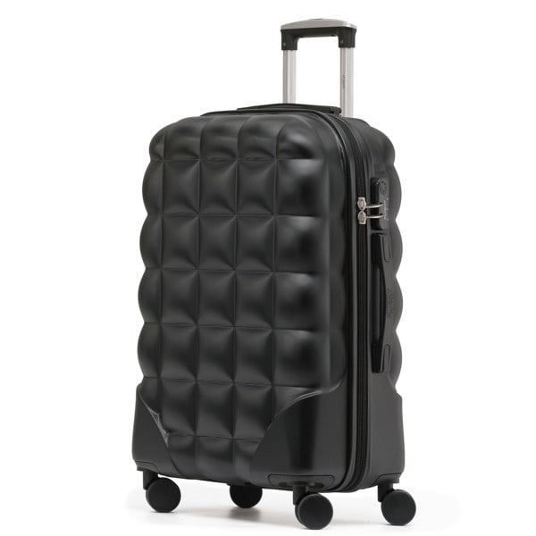 Flight Knight Medium 25" Hard Shell Bubble Design Check-in Suitcase Hold Luggage Bag