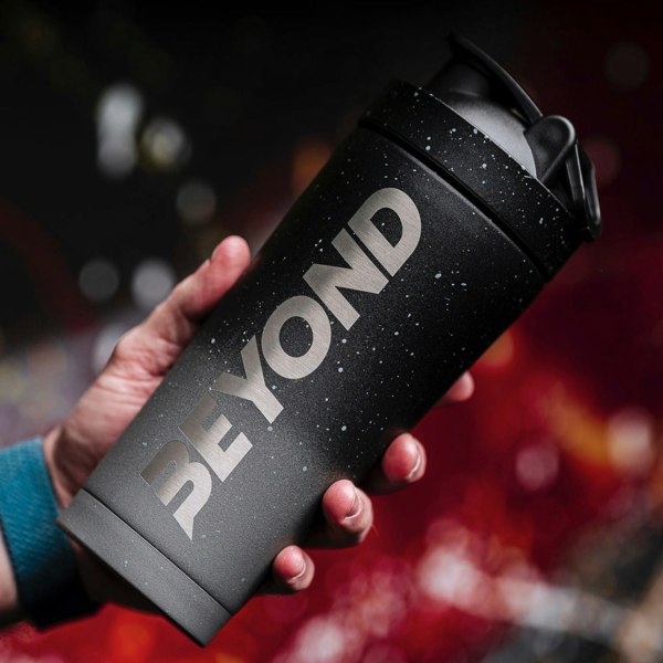 Beyond Shakers 735ml Bottle - Grey & Black Speckled