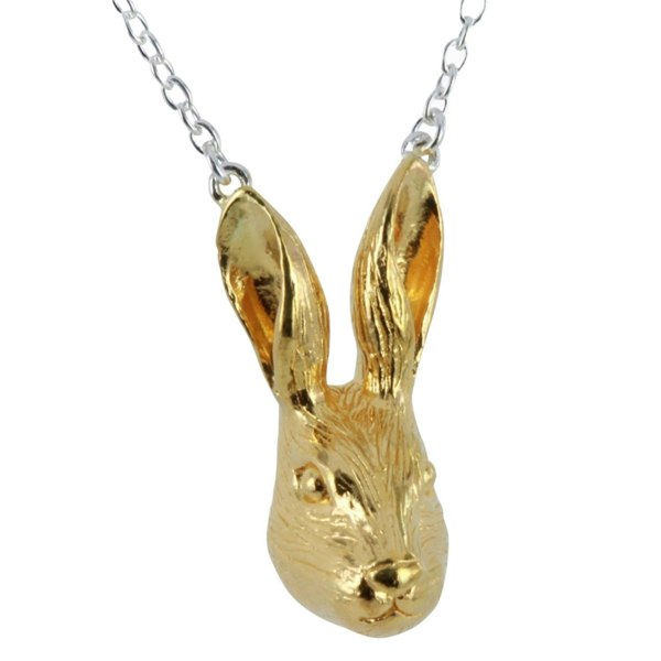 Sterling Silver Hare Necklace - Reeves & Reeves