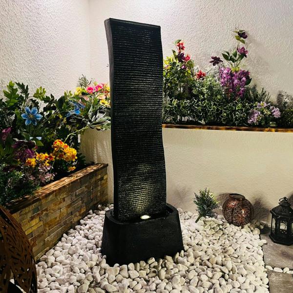 Tranquillity Water Features Noir Cascade Oriental Water Feature