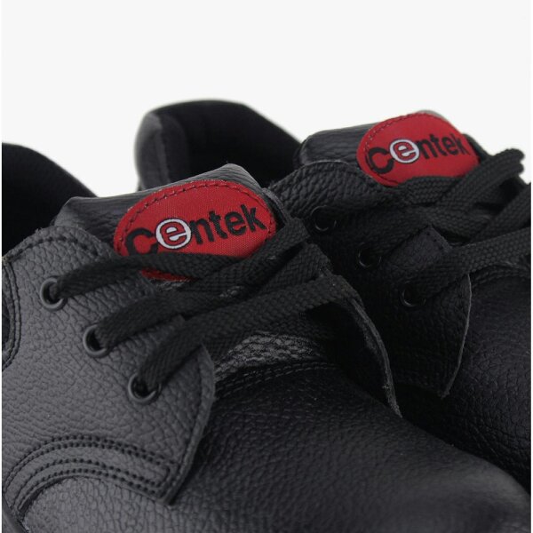 Centek FS337-A Leather Safety Shoes Safety Shoes   in  Black