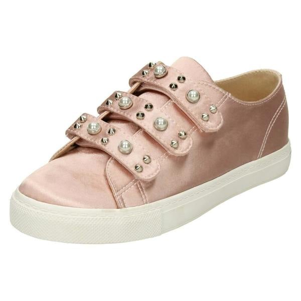 Spot On Ladies Spot On Pearl Strap Trainers