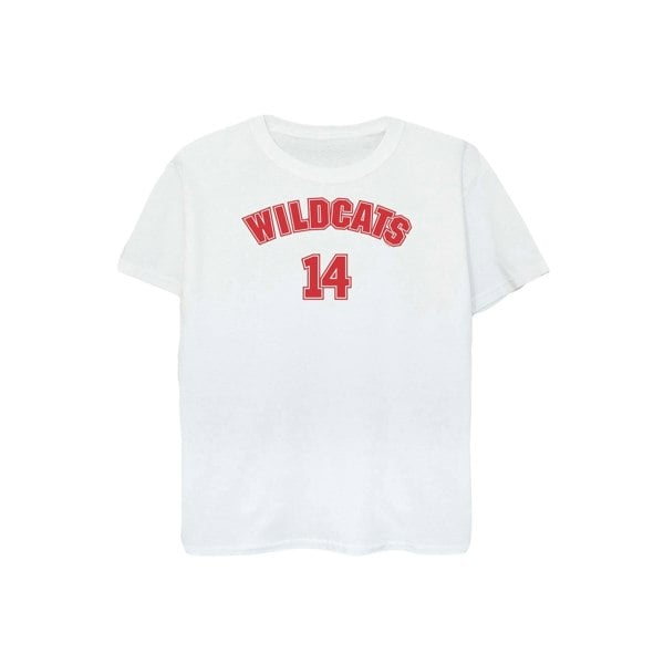 Disney Womens/Ladies High School Musical The Musical Wildcats 14 Cotton Boyfriend T-Shirt - White