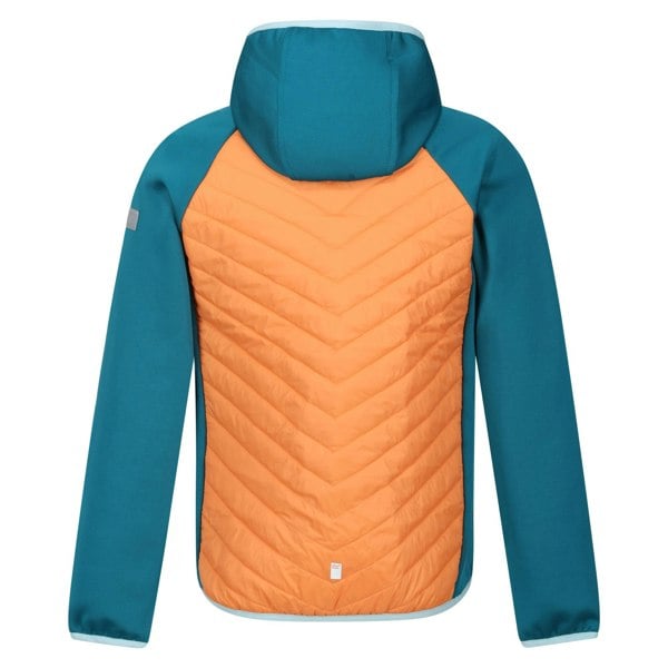 Regatta Childrens/Kids Kielder Hybrid VII Padded Jacket - Gulfstream/Apricot Crush