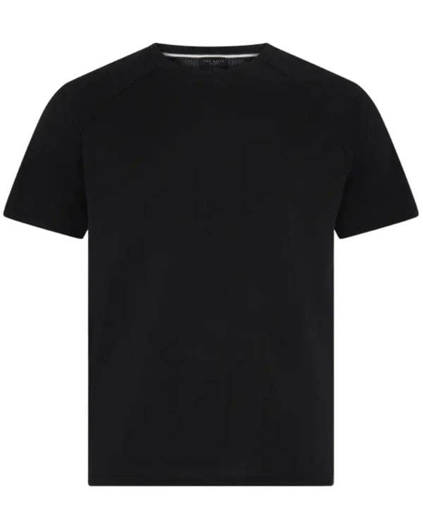 Ted Baker Waffle T-Shirt & Shorts Lounge Set, Black