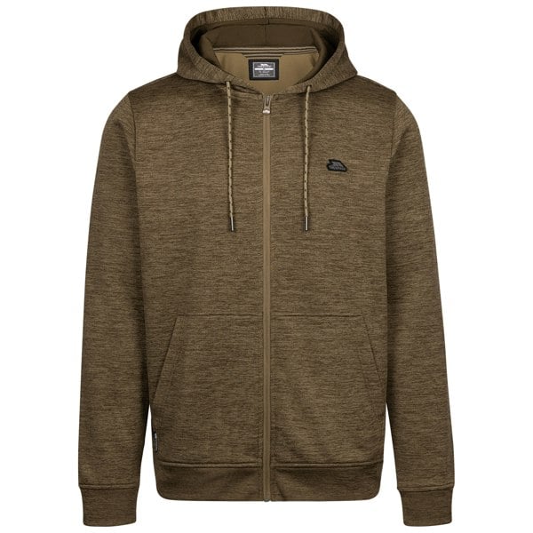 Trespass Mens Fewston Full Zip Hoodie - Marshland Marl