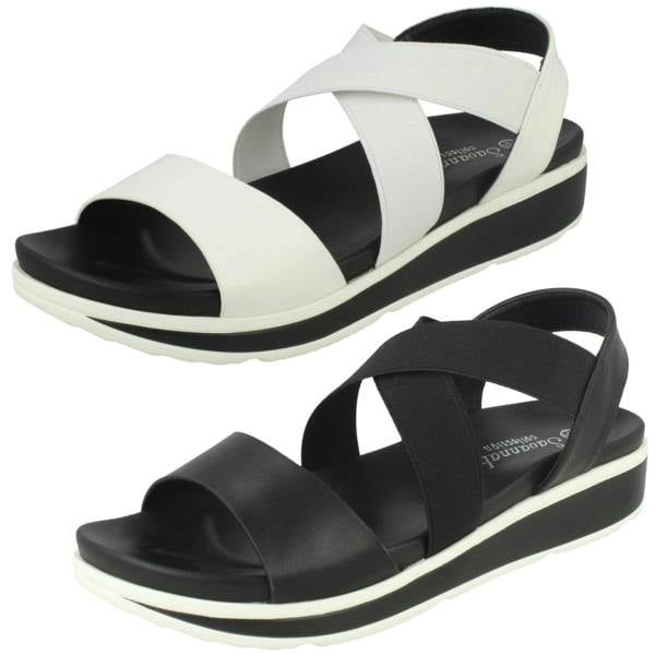 Savannah Ladies Savannah Low Wedge Sandals F10876