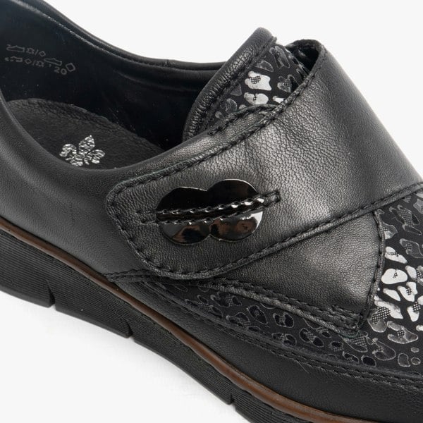 Rieker 537C0-00 Womens Shoes - Black
