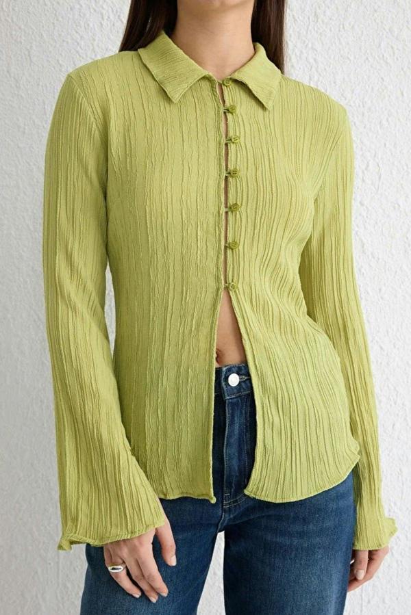 WOVCOR Textured Woven Shirt