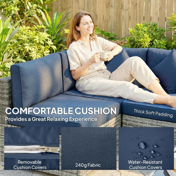 Rattan Sofa Set