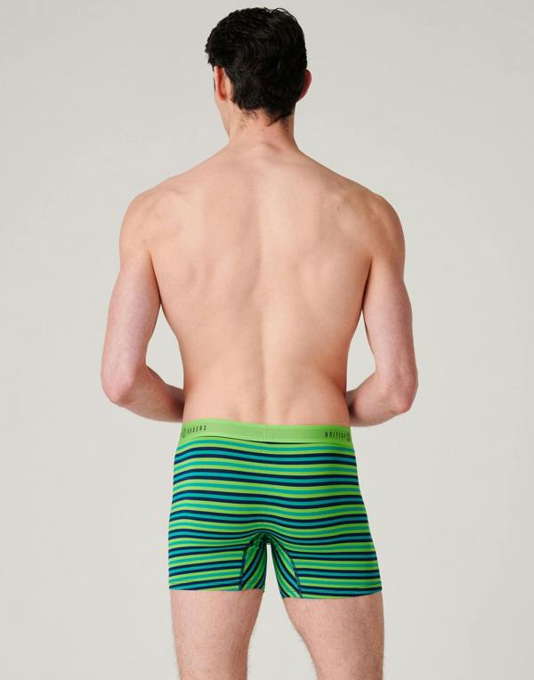 British Boxers Men's Bamboo Stretch Trunks – Kiwi Stripe