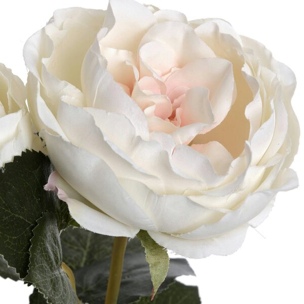 Wyld Haus Set of 3 Artificial Flowers White Garden Rose Sprays