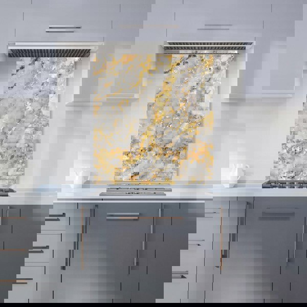 Warren Reed - Designer Gold Quartz Effect Kitchen Splashback