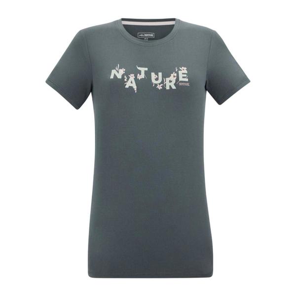 Regatta Womens/Ladies Fingal Graphic Print Walking T-Shirt - Dark Storm - 