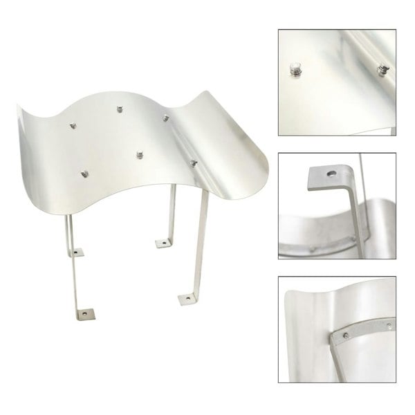 Berkfield Chimney Cowl Stainless Steel Silver