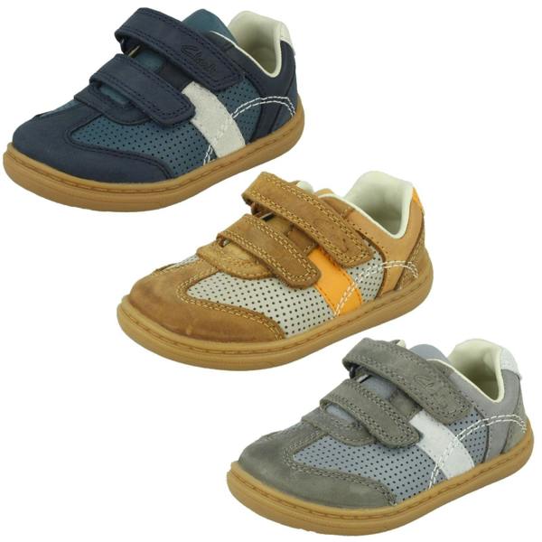Clarks Boys Clarks Hook & Loop Casual Shoe Flash Metra