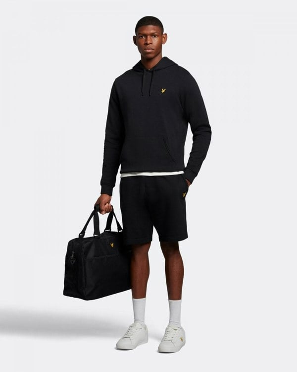 Lyle & Scott Mens Pullover Hoodie - Z865 Jet Black