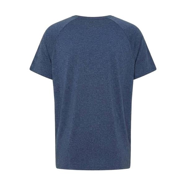 Boss Mens Rise Logo Branded Tape Raglan T-Shirt - Navy Marl - 