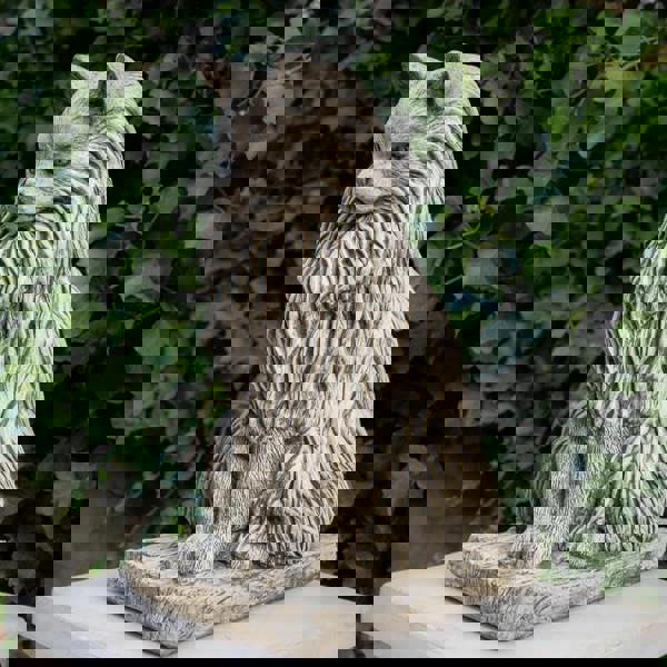 Stone Cast Large Felis Cat Garden Ornament Animal Statue