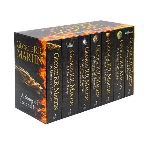 A Song of Ice and Fire Series 7 Books Collection Set By George R.R. Martin NEW COVER