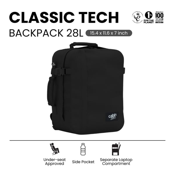 CabinZero Classic Tech Backpack 28L