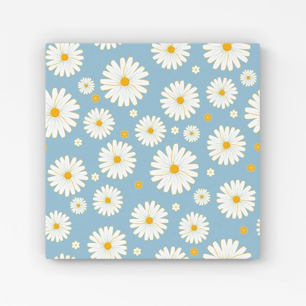 Warren Reed Summer Daisy Pattern Canvas