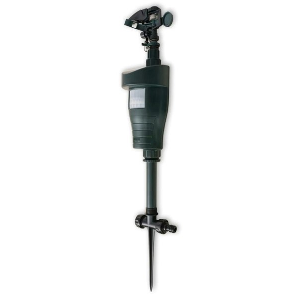 Berkfield Jet-Spray Animal Repellent with PIR Sensor Dark Green