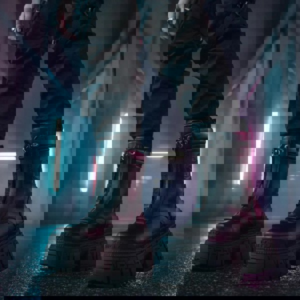 Buffalo GOSPHER ZIP BOOT - Women’s Black Front-Zip Ankle Boots