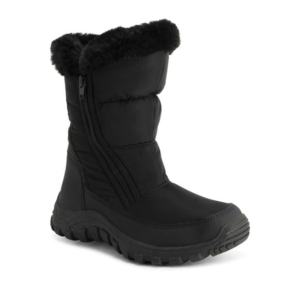 VIVA Polar Women's Memory Foam Nylon Thick Faux Fur Lined Winter Boots