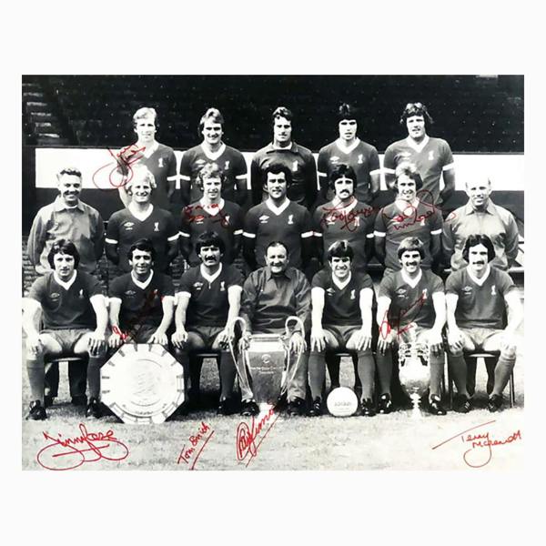 Unbranded Liverpool 1977 European Cup Winners multi signed 16x20 photo — Unframed